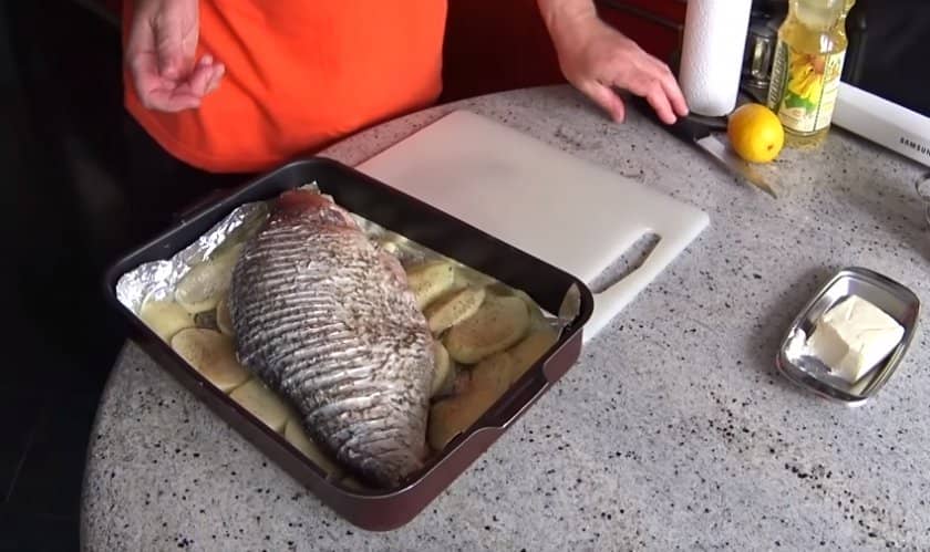 5efa6733ab1fc0ca6909794569558515 Лящ в духовці з картоплею: як приготувати у фользі з майонезом, рецепти приготування запеченої риби з картоплею