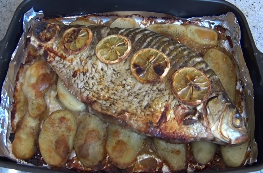 abed1aca2e15e8f9f73a1e136f957c48 Лящ в духовці з картоплею: як приготувати у фользі з майонезом, рецепти приготування запеченої риби з картоплею