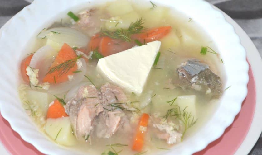 da52577af2407ed839d2db18ca1b9a6f Сирний суп з горбушею: юшка з консервованої і свіжої риби з плавленим сиром, рецепти з фото, як приготувати з пшоном
