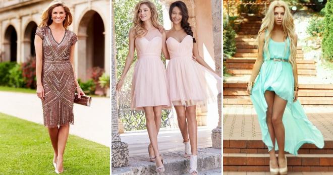  Сукня на весілля в якості гостя: кращі моделі ошатних і красивих з фото