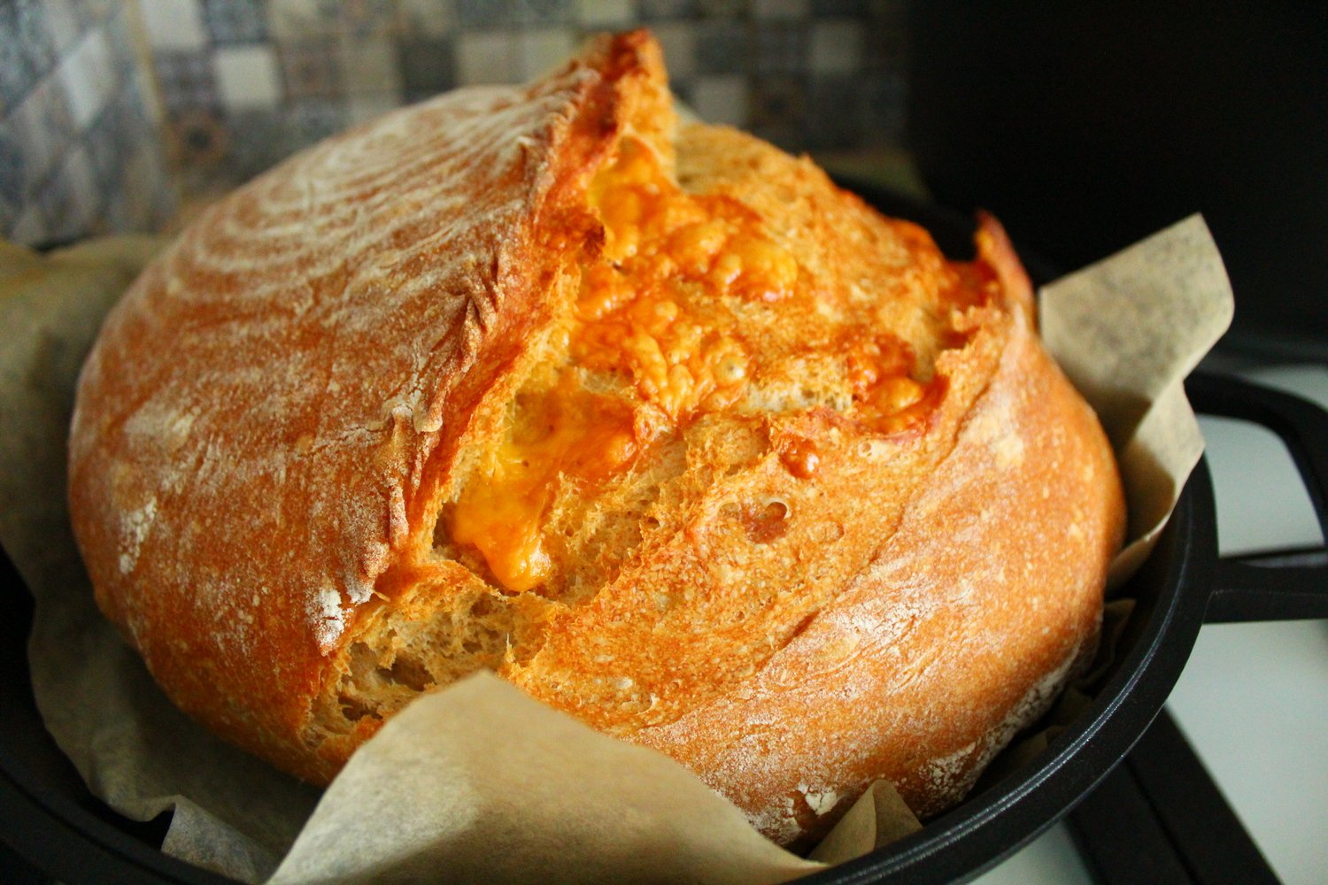 pshenichno rzhanojj khleb s syrom: poshagovyjj recept khleba na opare pulish56 Пшенично житній хліб з сиром: покроковий рецепт хліба на опарі пулиш