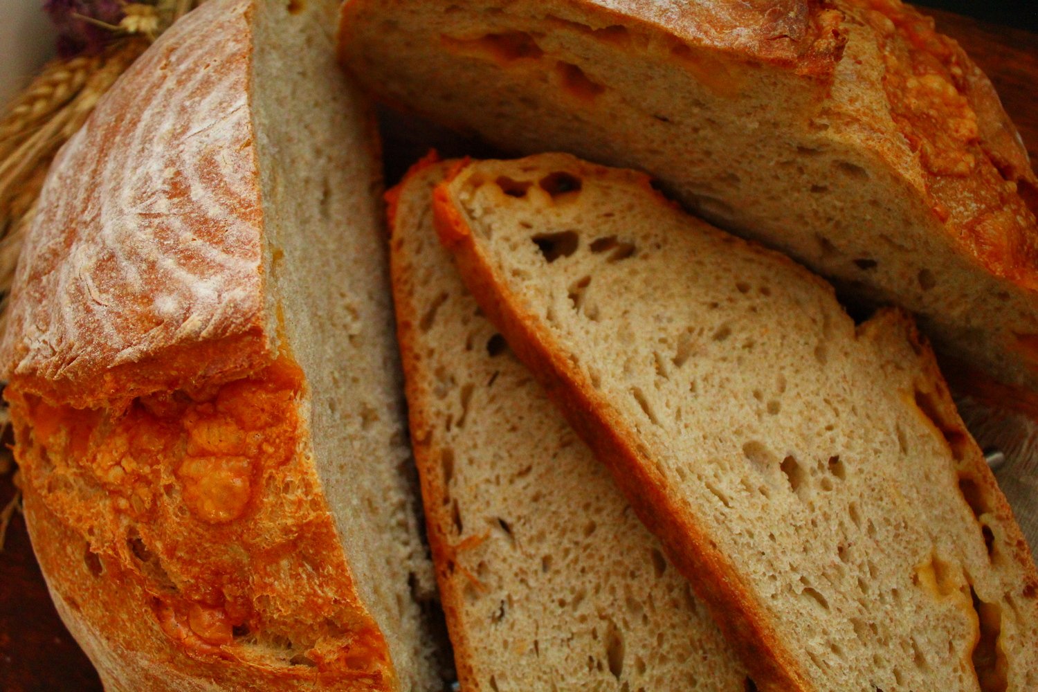 pshenichno rzhanojj khleb s syrom: poshagovyjj recept khleba na opare pulish58 Пшенично житній хліб з сиром: покроковий рецепт хліба на опарі пулиш